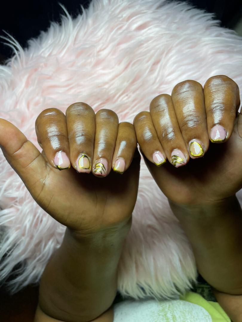 Classic manicure on natural nails